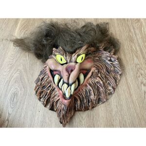 Vintage 2002 Paper Magic Group Bug Eye Werewolf Wolf Man Halloween Mask Don Post